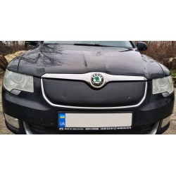 Зимова накладка на решітку (Верхня, 2008-2013) Матова для Skoda Superb рр