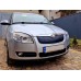 Зимняя накладка на решетку (2007-2010, верхняя) Глянцевая для Skoda Roomster