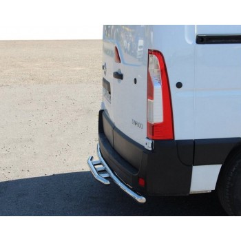 Задняя дуга AK008 (нерж.) для Opel Movano 2010-2021 гг