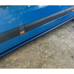 Бокові пороги Maya Blue (2 шт., алюміній) Long/ExtraLong для Mercedes Sprinter W906 2006-2018 рр
