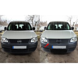 Зимова накладка на решітку (верхня) Матова для Volkswagen Caddy 2004-2010 рр