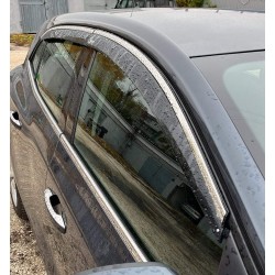Ветровики с хромом HB (4 шт, Niken) для Renault Megane IV 2016-2025 гг