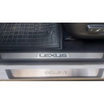 Накладки на пороги (4 шт) Sport для Lexus NX 2014-2021 гг Накладки на пороги (4 шт) Sport для Lexus NX 2014-2021 гг