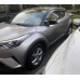 Ветровики с хромом (4 шт, Niken) для Toyota C-HR 2016-2023 гг