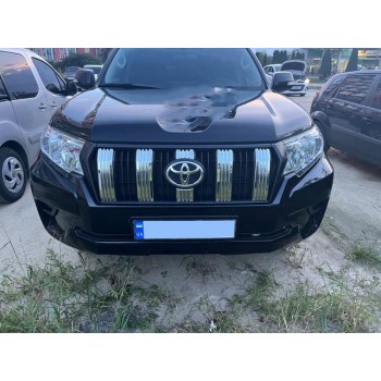Хром накладки на решітку 2017-2025 для Toyota Land Cruiser Prado 150