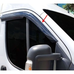 Ветровики (2 шт, Sunplex) для Citroen Jumper 2007-2025 гг