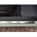 Накладки на пороги 500 (Carmos, 2 шт, нерж) для Fiat 500/500L