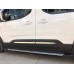 Накладки на молдинг двери (нерж.) OmsaLine - Итальянская нержавейка для Peugeot Partner/Rifter 2019- гг