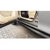 Боковые пороги Vision New Grey (2 шт., алюминий) для Nissan Patrol Y62 2010-2024 гг