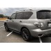 Боковые пороги Vision New Grey (2 шт., алюминий) для Nissan Patrol Y62 2010-2024 гг