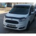 Козырек на лобовое стекло (черный глянец, 5мм) для Ford Courier 2014-2023 гг