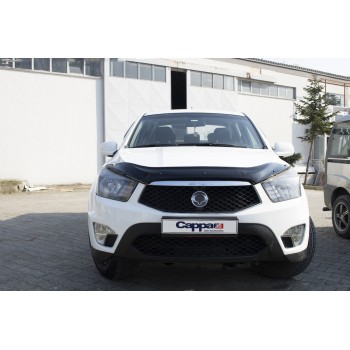 Дефлектор капота 2013-2025 (EuroCap) для SsangYong Korando 2010–2019 гг