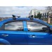 Перемычки на гладкую крышу (2 шт, Asaf V4) для Chevrolet Aveo T250 2005-2011 гг