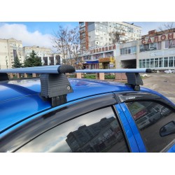 Перемычки на гладкую крышу (2 шт, Asaf V4) для Chevrolet Aveo T250 2005-2011 гг