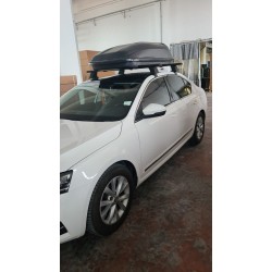 Перемычки на гладкую крышу (2 шт, Asaf V4) для Skoda Superb 2015-2024 гг