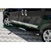 Молдинг дверной (4 шт, нерж.) OmsaLine - Итальянская нержавейка для Fiat Fiorino/Qubo