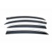 Ветровики с хромом (4 шт, Niken) для Opel Corsa D 2007-2014 гг