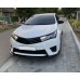 Накладка на передний бампер ЛИП (черная) для Toyota Corolla 2013-2019 гг
