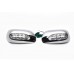 Накладки на зеркала под LED (2002-2005, 2 шт, пласт) для Toyota Corolla
