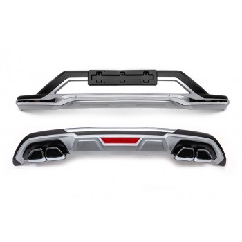 Передняя и задняя накладки 2019-2025 (2 шт) для Hyundai Tucson TL