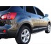 Бічні подвійні труби (2 шт., нерж) для Nissan Qashqai 2007-2010 рр
