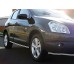 Бічні подвійні труби (2 шт., нерж) для Nissan Qashqai 2010-2014рр