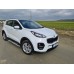 Бокові пороги Mevsim Grey (2 шт., Алюміній) для Kia Sportage 2015-2021 рр