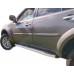 Бокові пороги Mevsim Grey (2 шт., Алюміній) для Mitsubishi Pajero Sport 2008-2015 рр