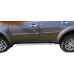 Бокові пороги Mevsim Grey (2 шт., Алюміній) для Mitsubishi Pajero Sport 2008-2015 рр