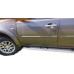 Бокові пороги Mevsim Grey (2 шт., Алюміній) для Mitsubishi Pajero Sport 2008-2015 рр