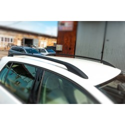 Рейлінги OmsaLine Solid (2 шт, чорні) для Volkswagen Golf 7/E-Golf
