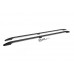 Рейлинги OmsaLine Solid (2 шт, черные) Длинная база для Ford Custom 2013-2022 гг