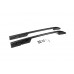 Рейлинги OmsaLine Sport (2 шт, черные) для Volkswagen Amarok 2010-2022 гг