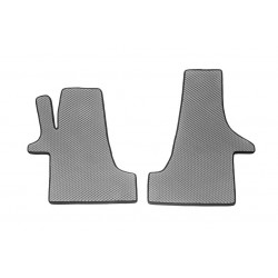 Килимки EVA (сірі, передні, для 2 -2025 1) для Volkswagen T5 Multivan 2003-2010 рр