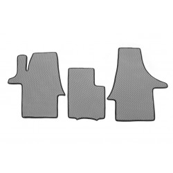 Килимки EVA (сірі, передні, для 2 -2025 1) для Volkswagen T5 Caravelle 2004-2010 рр