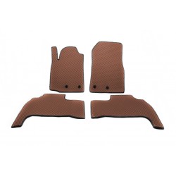 Поліуретанові килимки (2012-2021, EVA, цегляний) для Toyota Land Cruiser 200