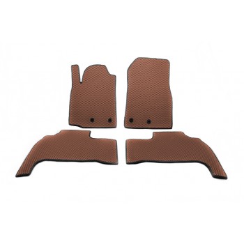 Поліуретанові килимки (2012-2021, EVA, цегляний) для Toyota Land Cruiser 200