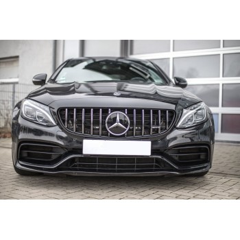 Передня решітка GT (для оригінального C63) 2018-2025, з камерою для Mercedes C-сlass W205 рр