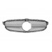 Передняя решетка AMG Silver 2014-2018, без камеры для Mercedes C-сlass W205