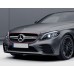 Передняя решетка AMG Silver 2014-2018, без камеры для Mercedes C-сlass W205