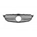Передняя решетка AMG Silver 2014-2018, без камеры для Mercedes C-сlass W205