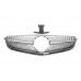 Передня решітка Diamond Silver (для C63) 2007-2011 для Mercedes C-class W204 рр