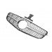 Передняя решетка Diamond Silver для Mercedes C-class W204 2007-2015 гг