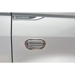 Хром накладки на поворотники OmsaLine (2 шт, нерж) для Volkswagen T5 Transporter 2003-2010 гг