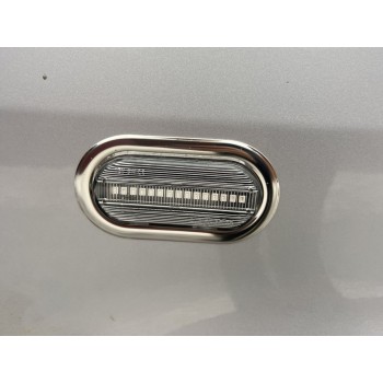 Хром накладки на поворотники OmsaLine (2 шт, нерж) для Volkswagen Caddy 2010-2015 гг