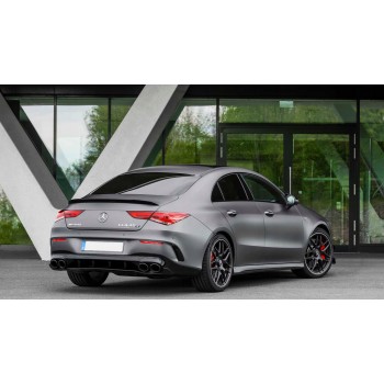 Задний диффузор с насадками CLA45 (для AMG Line) для Mercedes CLA C118 2019- рр