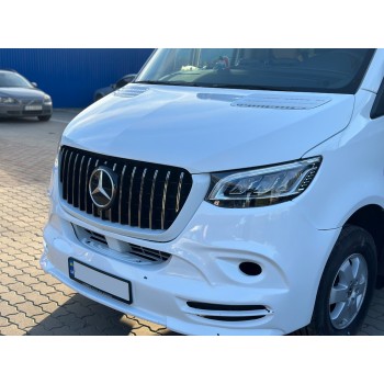 Передняя решетка GT Chrome Premium С рамкой для Mercedes Sprinter W907/W910 2018- гг