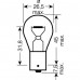 Вказівна лампа Osram 7506 P21W 12V 21W BA15s