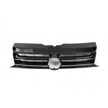 Передняя решетка Черный глянец (под эмблему) для Volkswagen T5 2010-2015 гг
