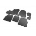 Коврики для -20252 (3 ряда, EVA, черные) для Nissan Qashqai 2007-2010 гг